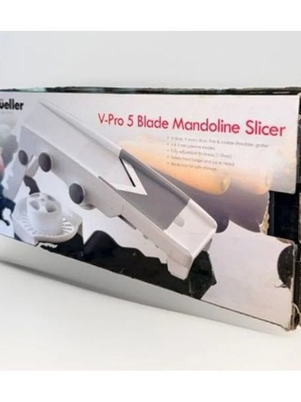 Müeller Austria V-Pro 5 Blade Adjustable Mandoline Cheese/Vegetable Slicer